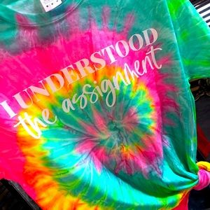 Brand New Tied Dye Shirt(I understood the assignment)